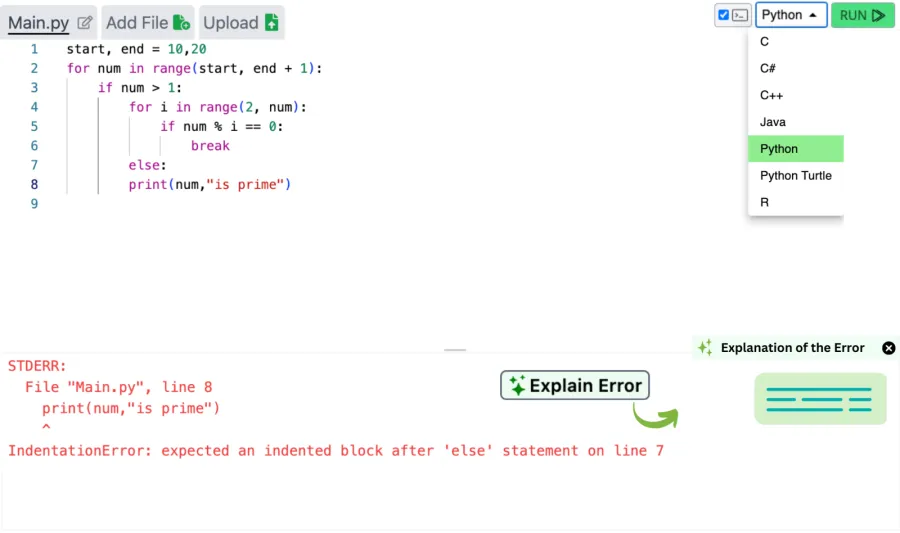Editor preview