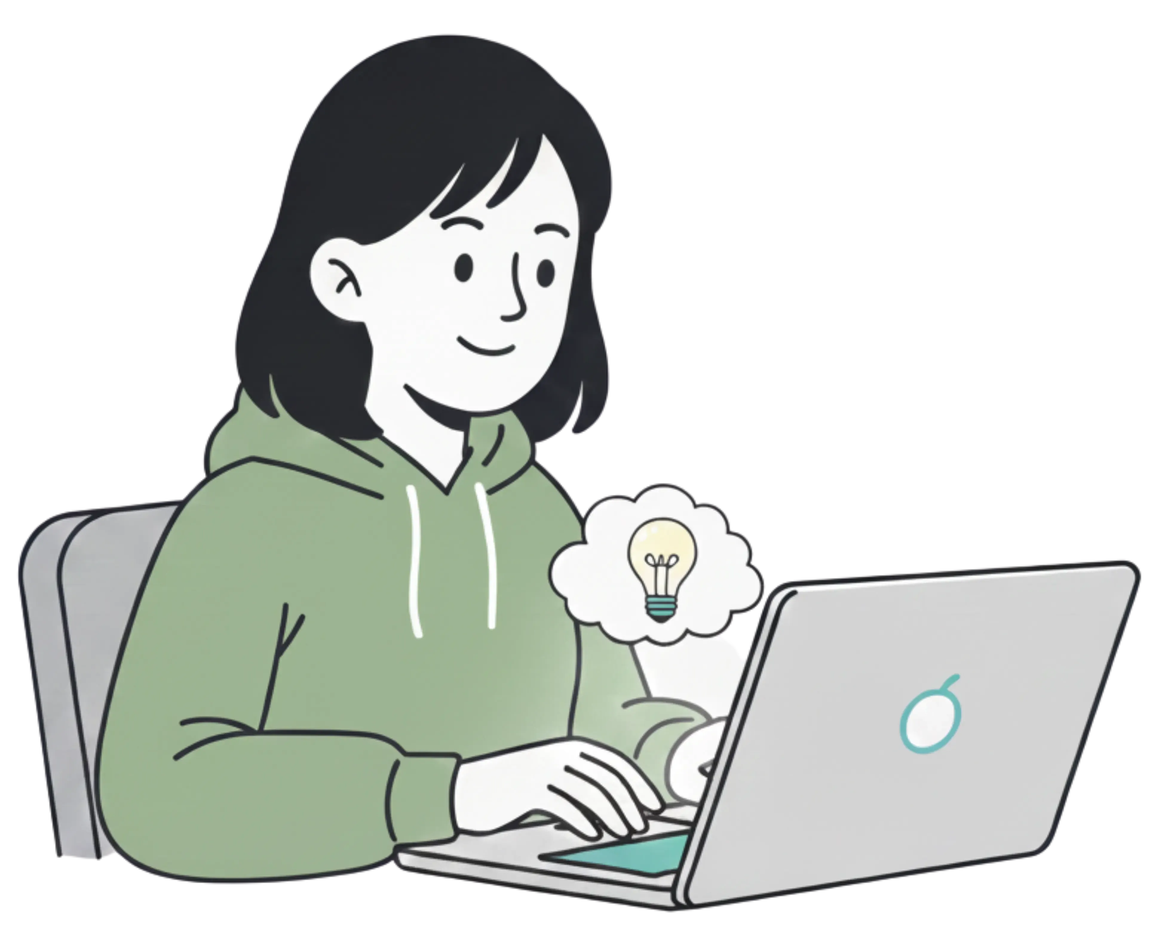 Screenshot of a writing process report