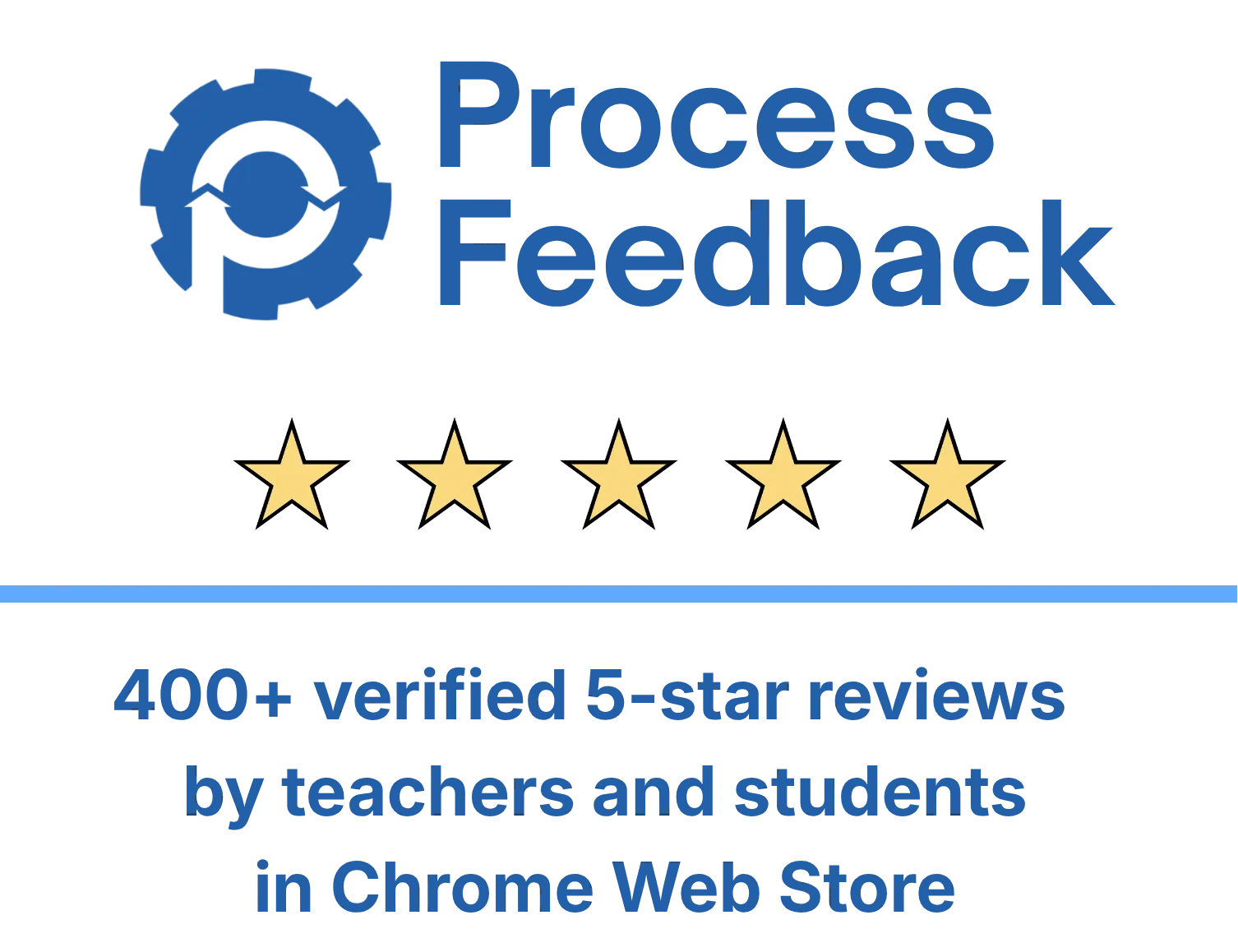 Logo of Google Chrome Extension of Process Feedback.