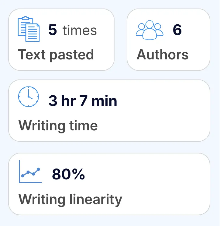 A teacher and student moving from a conversation about AI detection to a conversation about the writing process